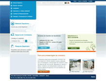 Tablet Screenshot of depotrans.com.br